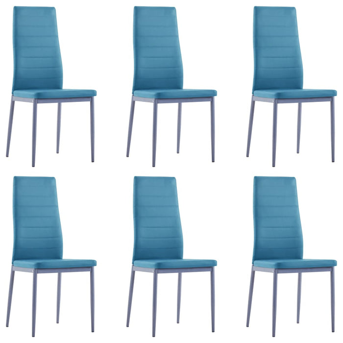 Set mobilier de bucătărie, 7 piese, albastru - WALTI WALTI