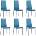 Set mobilier de bucătărie, 7 piese, albastru - WALTI WALTI