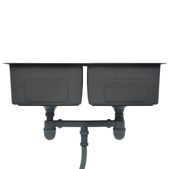 Chiuvetă de bucătărie lucrată manual, oțel inoxidabil - WALTI WALTI