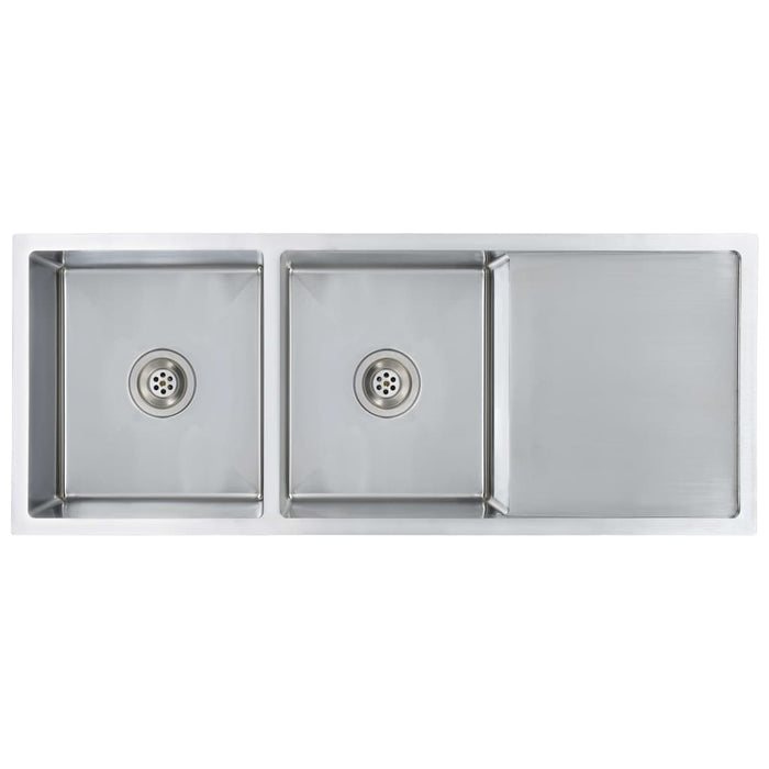 Chiuvetă de bucătărie lucrată manual, oțel inoxidabil - WALTI WALTI