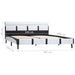 Cadru de pat cu LED, alb, 160 x 200 cm, piele artificială - WALTI WALTI