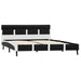 Cadru de pat cu LED, negru, 160 x 200 cm, piele ecologică - WALTI WALTI