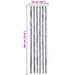 Perdea pentru insecte, gri și alb, 56x185 cm, Chenille - WALTI WALTI