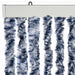 Perdea de insecte, albastru, alb, argintiu, 90x220 cm, Chenille - WALTI WALTI