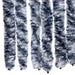 Perdea de insecte, albastru, alb, argintiu, 90x220 cm, Chenille - WALTI WALTI