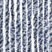Perdea de insecte, albastru, alb, argintiu, 90x220 cm, Chenille - WALTI WALTI