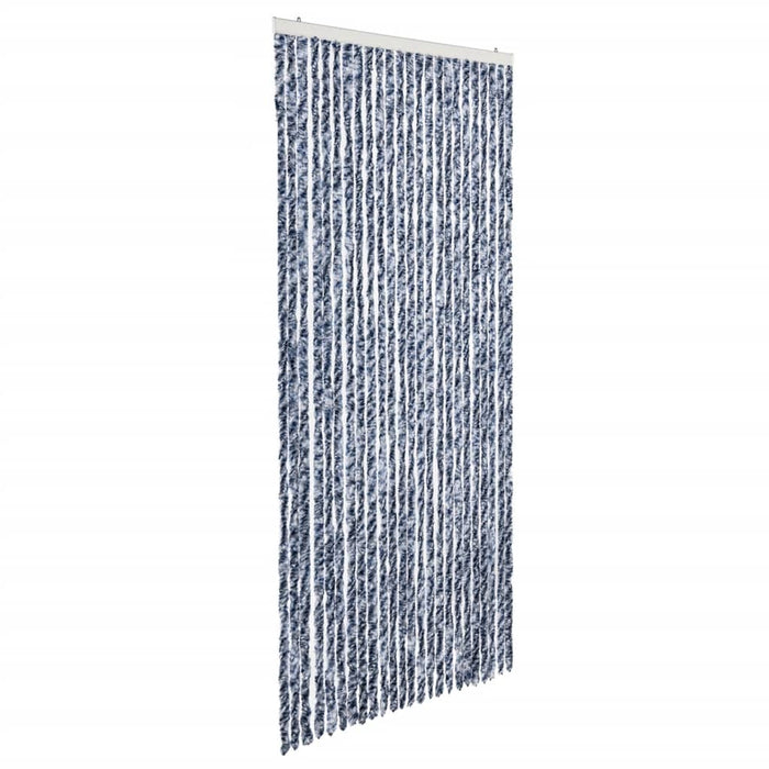 Perdea de insecte, albastru, alb, argintiu, 100x220 cm Chenille - WALTI WALTI