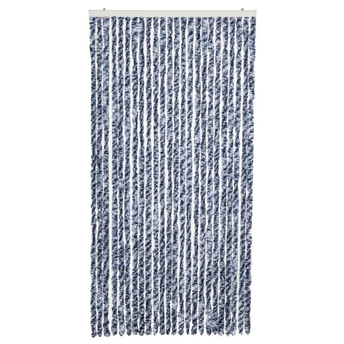 Perdea de insecte, albastru, alb, argintiu, 100x220 cm Chenille - WALTI WALTI
