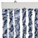 Perdea de insecte, albastru, alb, argintiu, 100x220 cm Chenille - WALTI WALTI