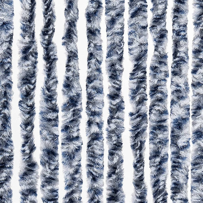 Perdea de insecte, albastru, alb, argintiu, 100x220 cm Chenille - WALTI WALTI