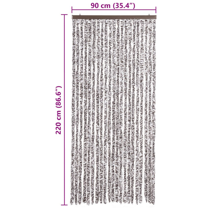 Perdea pentru insecte, maro și bej, 90x220 cm, Chenille - WALTI WALTI