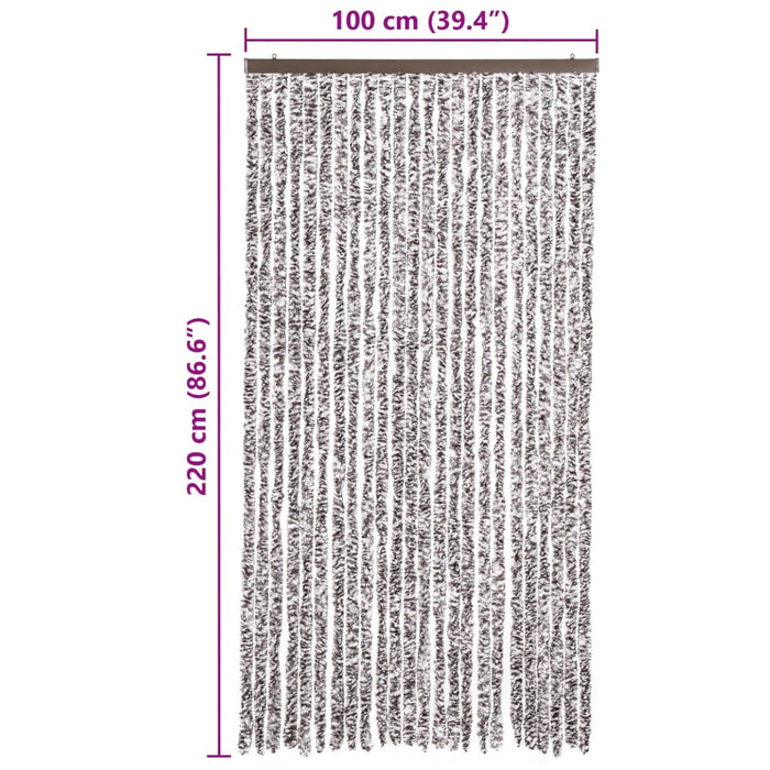 Perdea pentru insecte, maro și bej, 100x220 cm, Chenille - WALTI WALTI