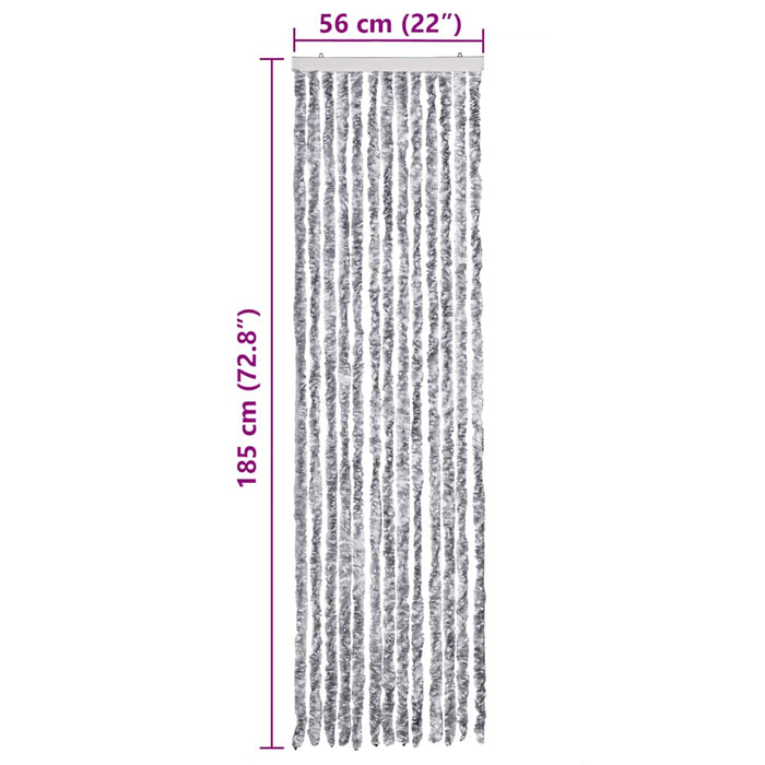 Perdea pentru insecte, alb și gri, 56x185 cm, Chenille - WALTI WALTI