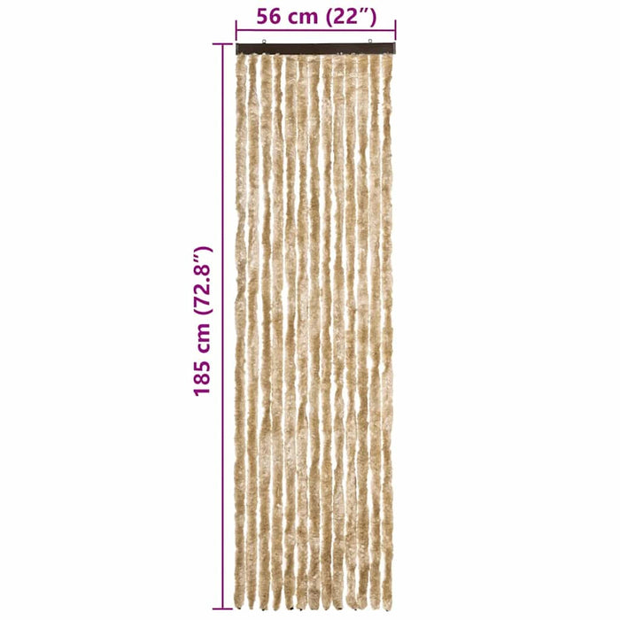 Perdea pentru insecte, bej, 56x185 cm, Chenille - WALTI WALTI