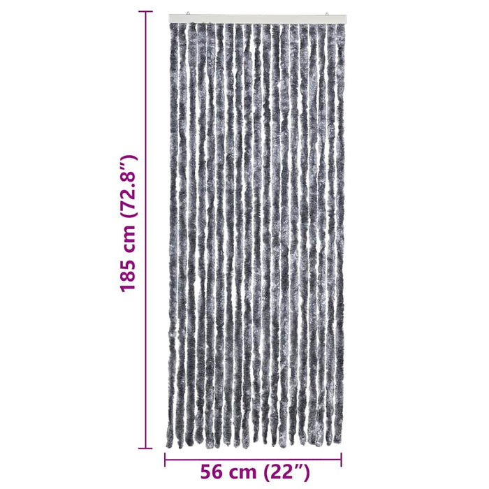 Perdea pentru insecte, argintiu, 56x185 cm, Chenille - WALTI WALTI