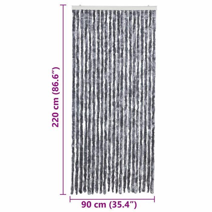 Perdea pentru insecte, argintiu, 90x220 cm, Chenille - WALTI WALTI