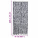 Perdea pentru insecte, argintiu, 90x220 cm, Chenille - WALTI WALTI