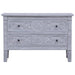 Dulap cu 2 sertare, 90x30x60 cm, lemn masiv de mahon - WALTI WALTI