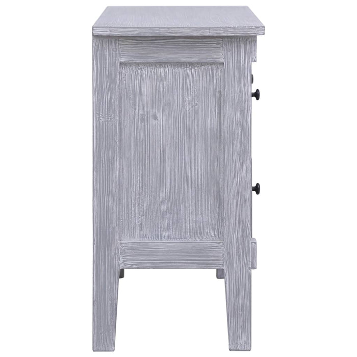 Dulap cu 2 sertare, 90x30x60 cm, lemn masiv de mahon - WALTI WALTI