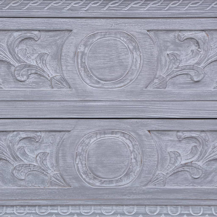 Dulap cu 2 sertare, 90x30x60 cm, lemn masiv de mahon - WALTI WALTI