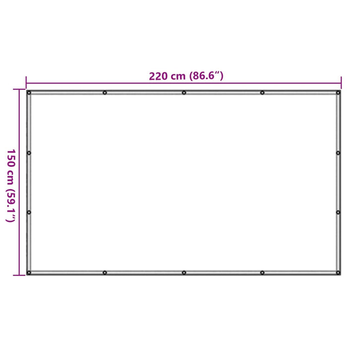 Plasă de remorcă, negru, 1,5 x 2,2 m, HDPE - WALTI WALTI