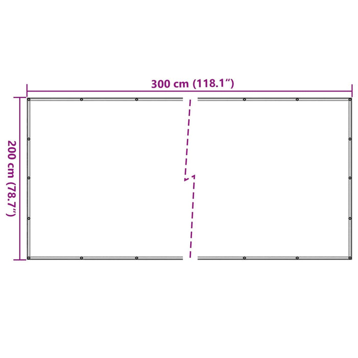 Plasă de remorcă, negru, 2 x 3 m, HDPE - WALTI WALTI