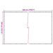 Plasă de container, negru, 3,5 x 5 m, HDPE - WALTI WALTI