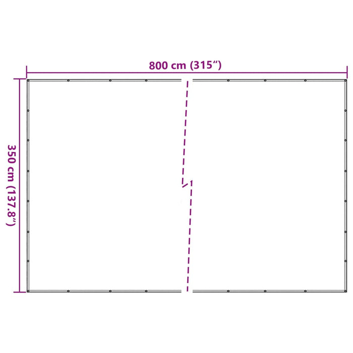 Plasă de container, negru, 3,5 x 8 m, HDPE - WALTI WALTI
