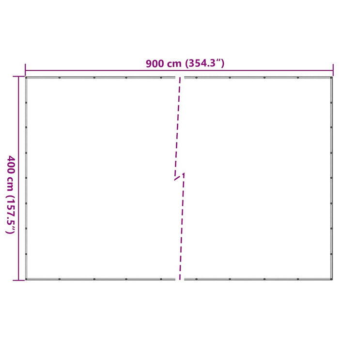 Plasă de container, negru, 4 x 9 m, HDPE - WALTI WALTI