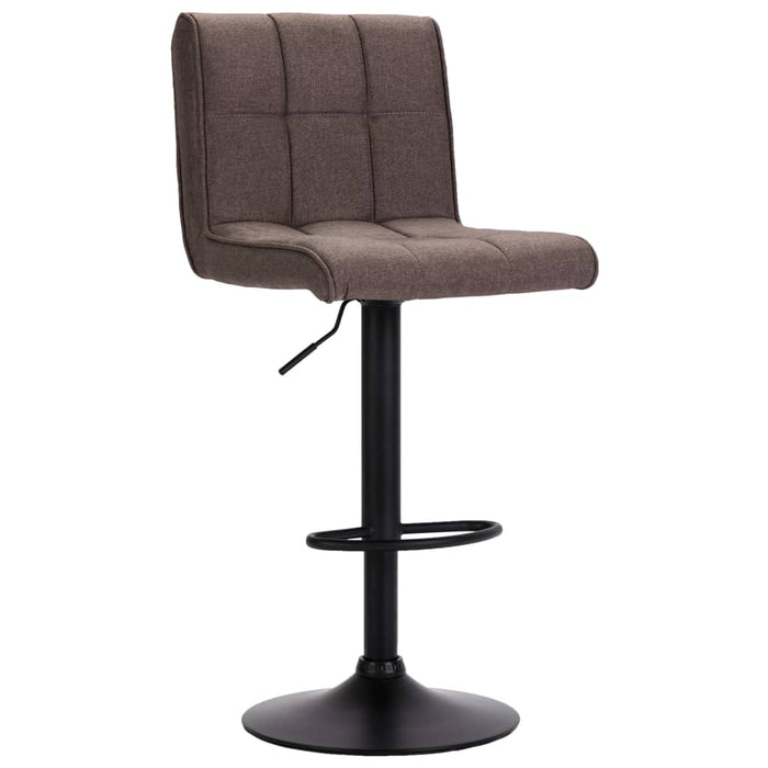Scaune de bar, 2 buc., gri taupe, material textil - WALTI WALTI