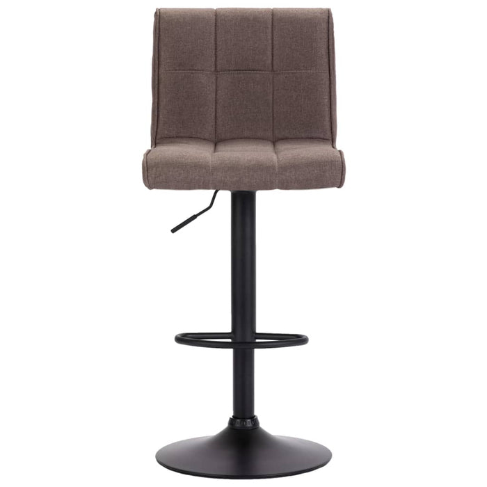 Scaune de bar, 2 buc., gri taupe, material textil - WALTI WALTI