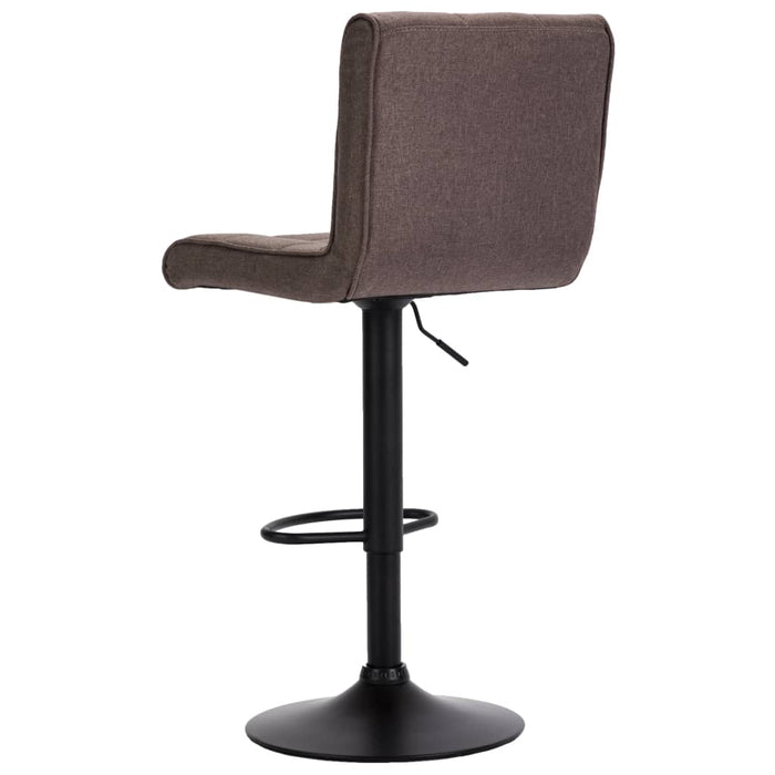 Scaune de bar, 2 buc., gri taupe, material textil - WALTI WALTI
