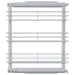 Coș sârmă bucătărie retractabil 3 raft argintiu 47x15,5x55,5 cm - WALTI WALTI