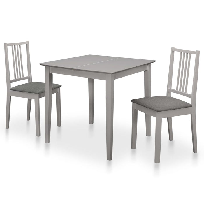 Set mobilier de bucătărie, 3 piese, gri, MDF - WALTI WALTI