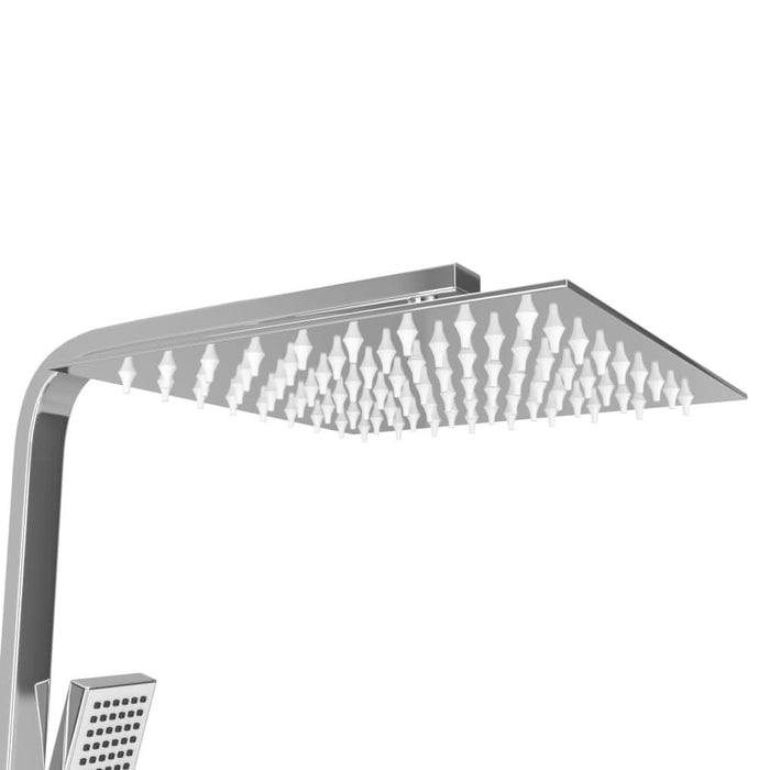Set de duș cu două capete, cu termostat, oțel inoxidabil - WALTI WALTI