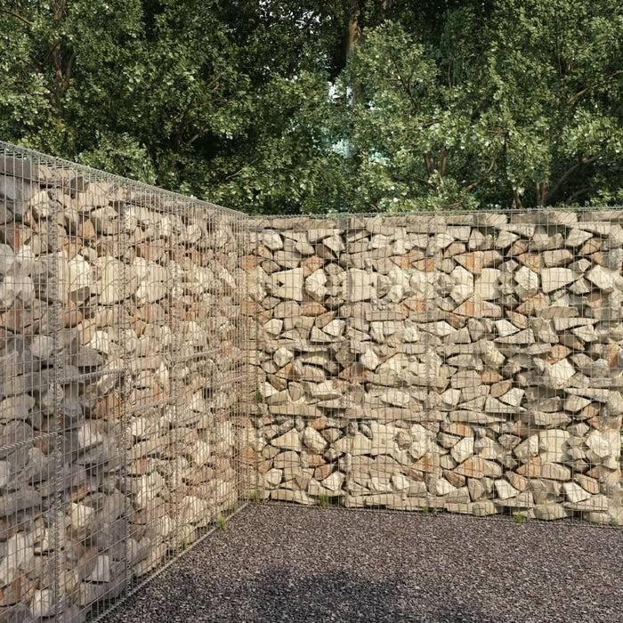 Perete gabion cu capace, 300 x 50 x 200 cm, oțel galvanizat - WALTI WALTI