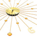Ceas de perete, auriu, 70 cm, metal - WALTI WALTI
