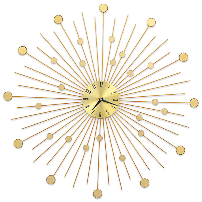 Ceas de perete, auriu, 70 cm, metal - WALTI WALTI
