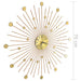 Ceas de perete, auriu, 70 cm, metal - WALTI WALTI