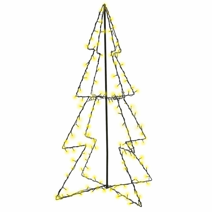 Brad Crăciun conic, 160 LED-uri, interior & exterior, 78x120 cm WALTI
