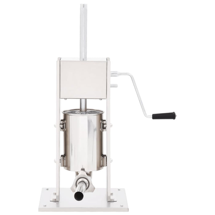 Aparat de umplut cârnați manual, argintiu, 3 L, oțel inoxidabil - WALTI WALTI