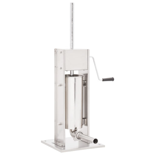 Aparat de umplut cârnați manual, argintiu, 5 L, oțel inoxidabil - WALTI WALTI