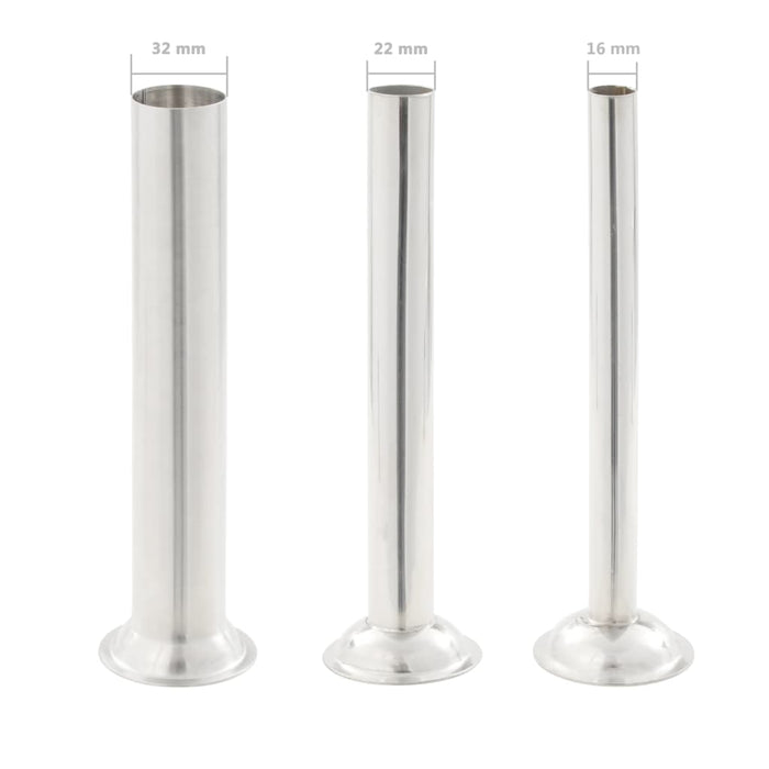 Aparat de umplut cârnați manual, argintiu, 7 L, oțel inoxidabil - WALTI WALTI