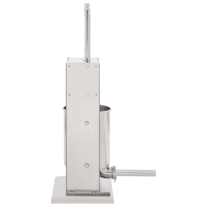 Aparat de umplut cârnați manual, argintiu, 10L, oțel inoxidabil - WALTI WALTI