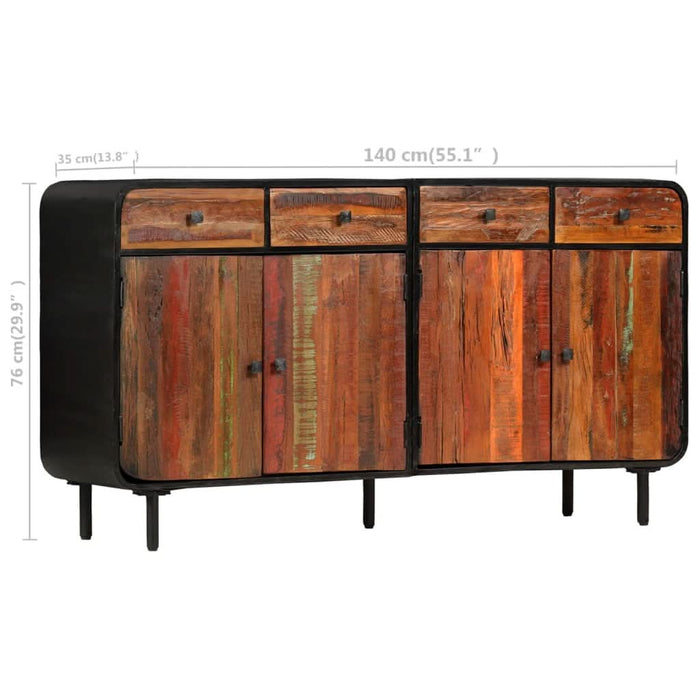 Servantă, 140 x 35 x 76 cm, lemn masiv reciclat - WALTI WALTI