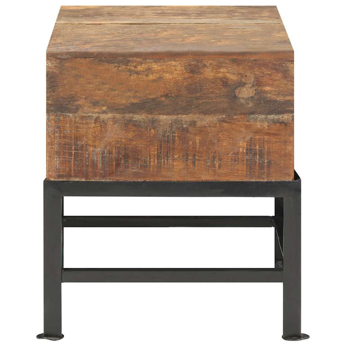 Scaun, 35x35x40 cm, lemn masiv reciclat WALTI