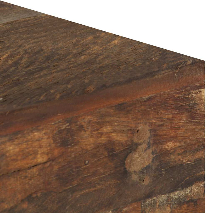 Scaun, 35x35x40 cm, lemn masiv reciclat WALTI