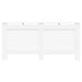 Mască pentru calorifer, alb, 172x19x81,5 cm, MDF - WALTI WALTI