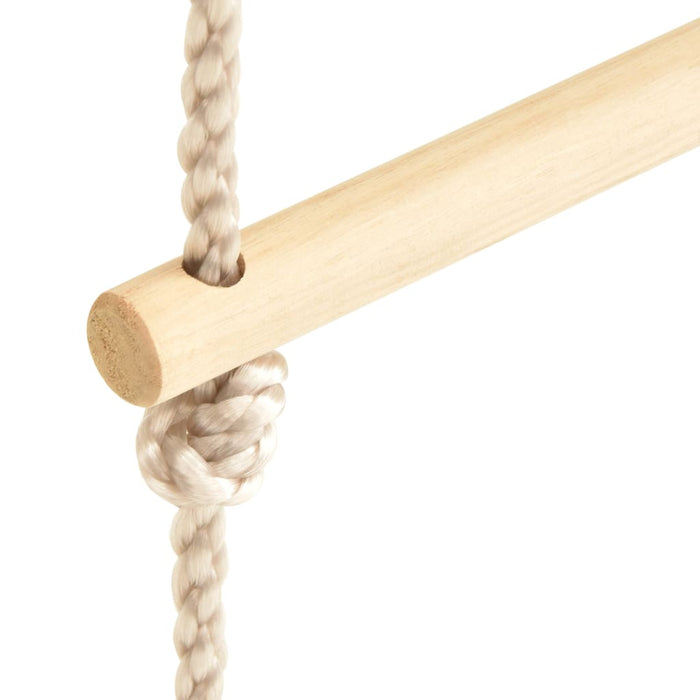 Scară din frânghie pentru copii, 30x168 cm, lemn masiv și PE WALTI