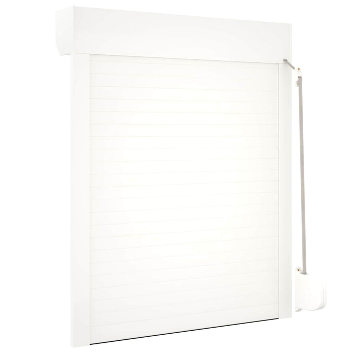 Obturator rulant Manual Alb 70 x 100 cm Aluminiu și Poliuretan WALTI